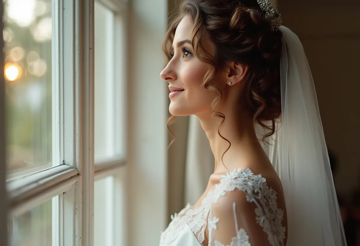 coiffure mariée