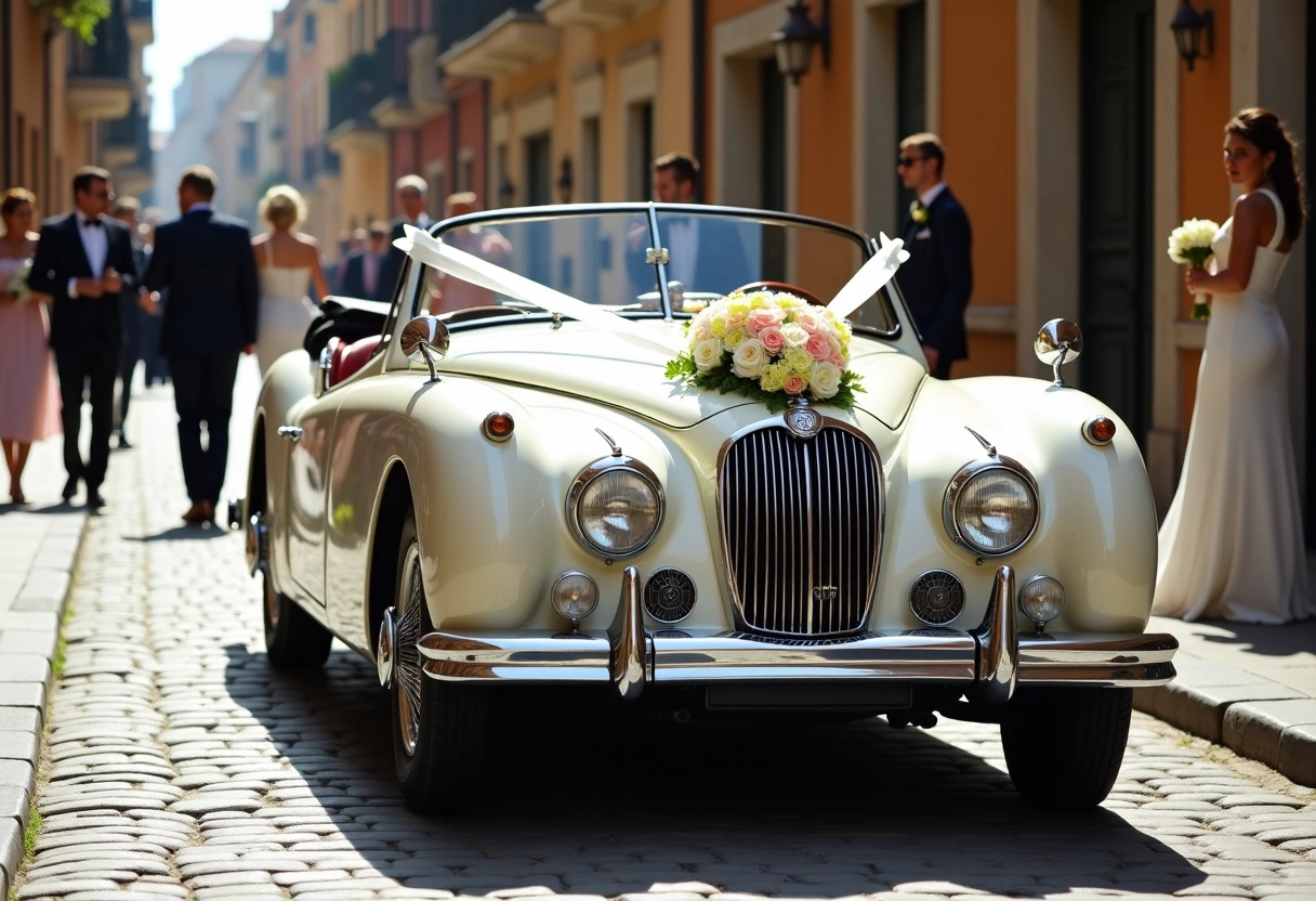 voiture ancienne mariage