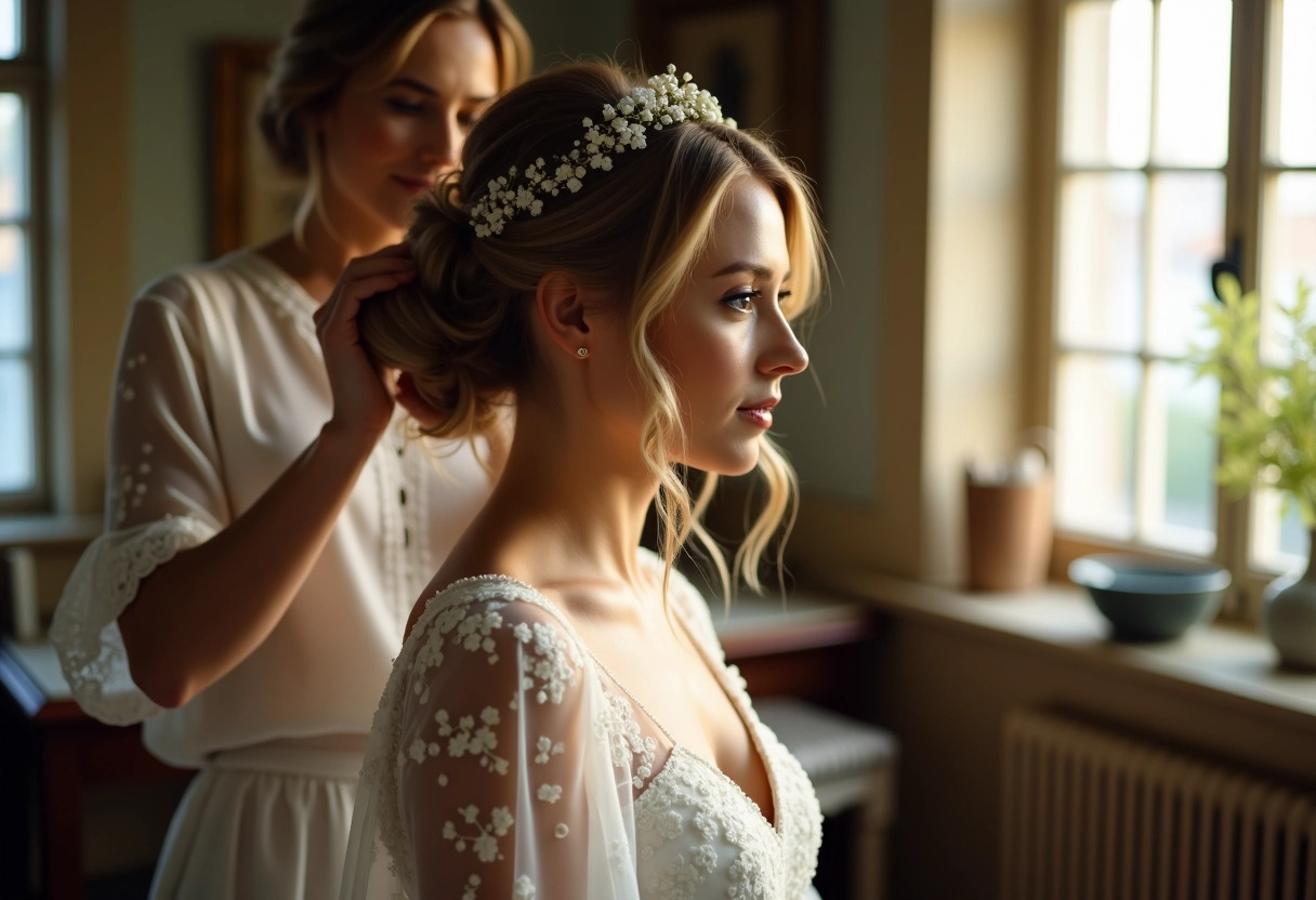 coiffure mariée