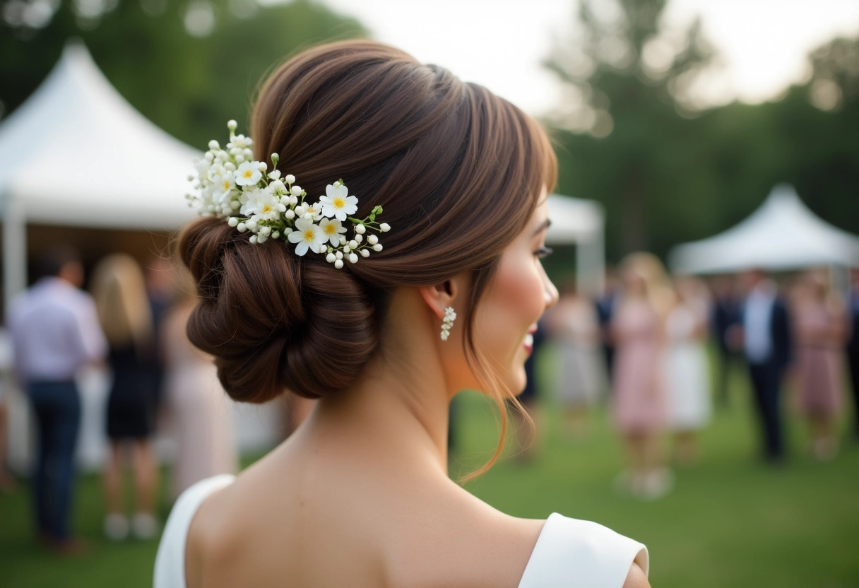 chignon mariage