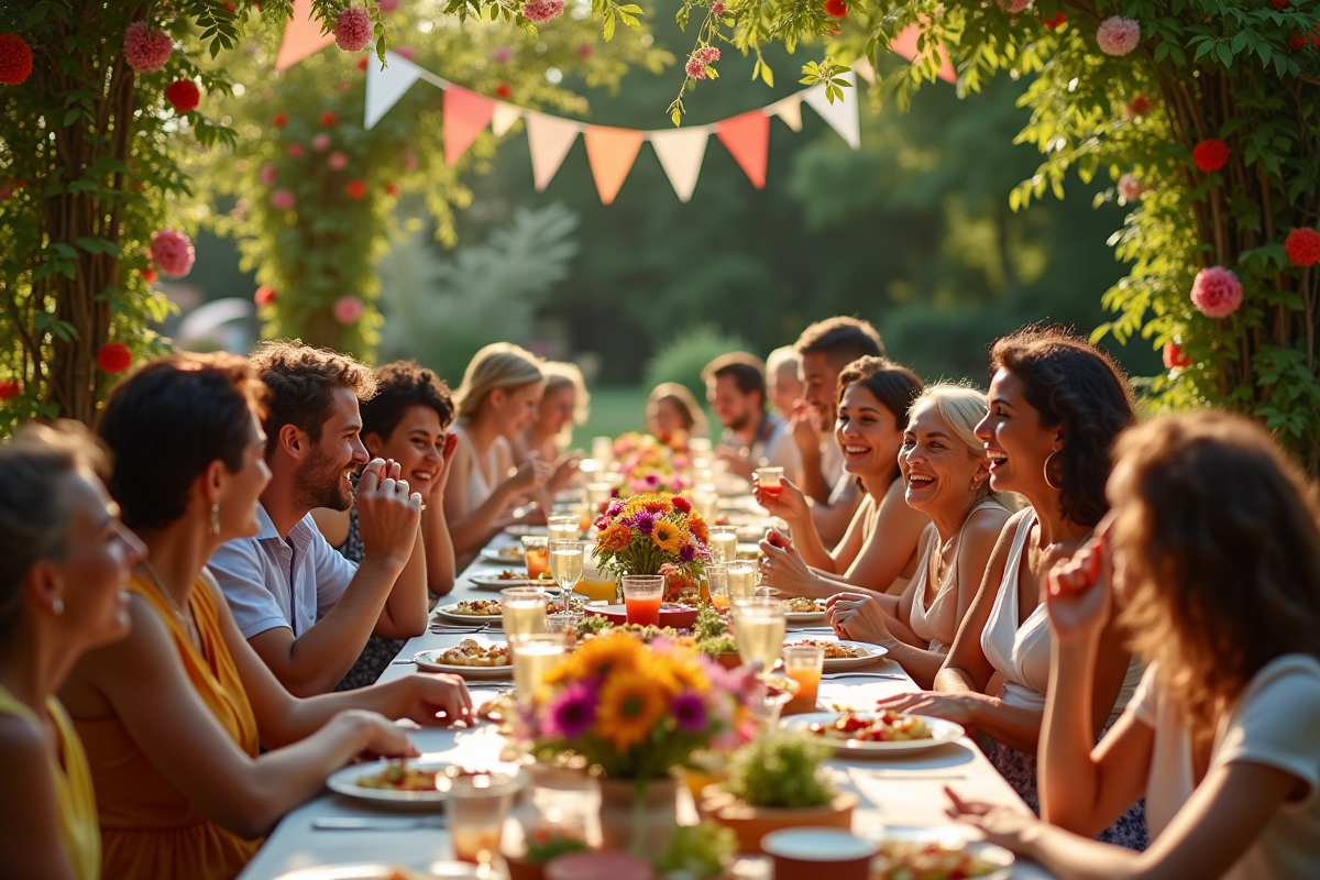 fête  invités